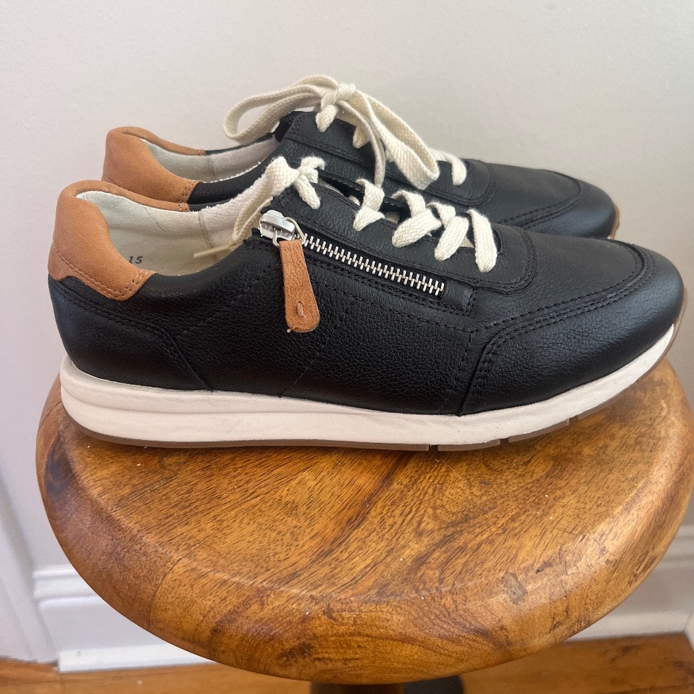 Paul Green Black and Tan Sneakers LIKE NEW!